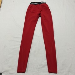 Ivy Park Womens Red Stretch Everyday Comfort Gym Performance Ankle Leggings XS