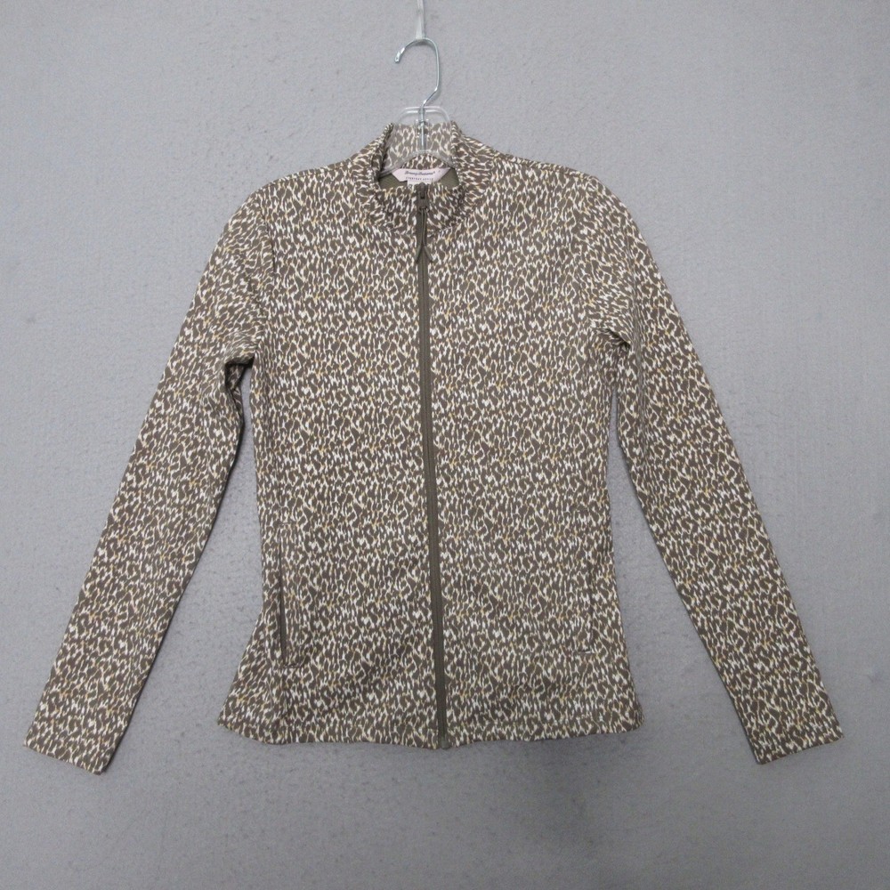 Tommy Bahama Everyday Active Jacket Women XS Leopard UPF 50 Outdoor Camp NWT