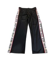 Victoria’s Secret Sport Open Leg Gold Snap Zip Pockets Track Pants Size Small