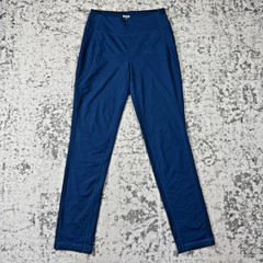 Duluth Trading Co Leggings Womens XS Blue Ankle Stretch Nylon Spandex Pockets