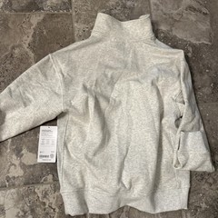 athleta forever fleece 1/4 zip sweatshirt xs