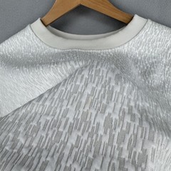 Lululemon Sweatshirt Womens Large Gray Textured Jacquard Crewneck Pullover