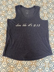 Nine Line Nine 12 United Women’s XL Blue Scoop Neck Sleeveless Tank “9.12”