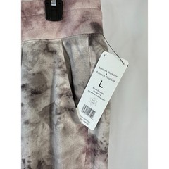 Harmony Balance Women Tie Dye Joggers Mauve Grey Size L NWT Sweatpants