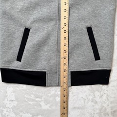 Juicy Couture Grey and Black Raglan varsity track Jacket, Y2K preppy, academia S