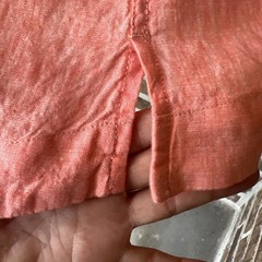 Athleta 100% Linen Tank Voyager Women’s Small Top Orange Sleeveless Straps