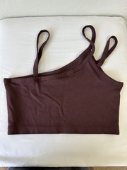 Nike One Shoulder Sports Bra Crop Tank, Women’s Small