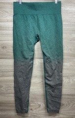 CVG Constantly Varied Gear Ombre Gray Green Squat Proof Leggings L