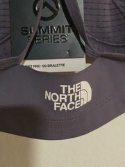 The North Face Summit Series Pro 120 Bralette Sports Bra S Lunar Slate Medium