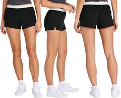 Women’s Jersey Knit Cheer Shorts Comfortable Exercise Gym Workout Ladies XS-4XL
