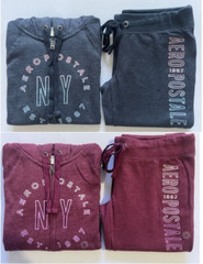 Aeropostale Aero Women’s Hoodie & Sweat Pants Matching Set Flare XS S M L XL!!