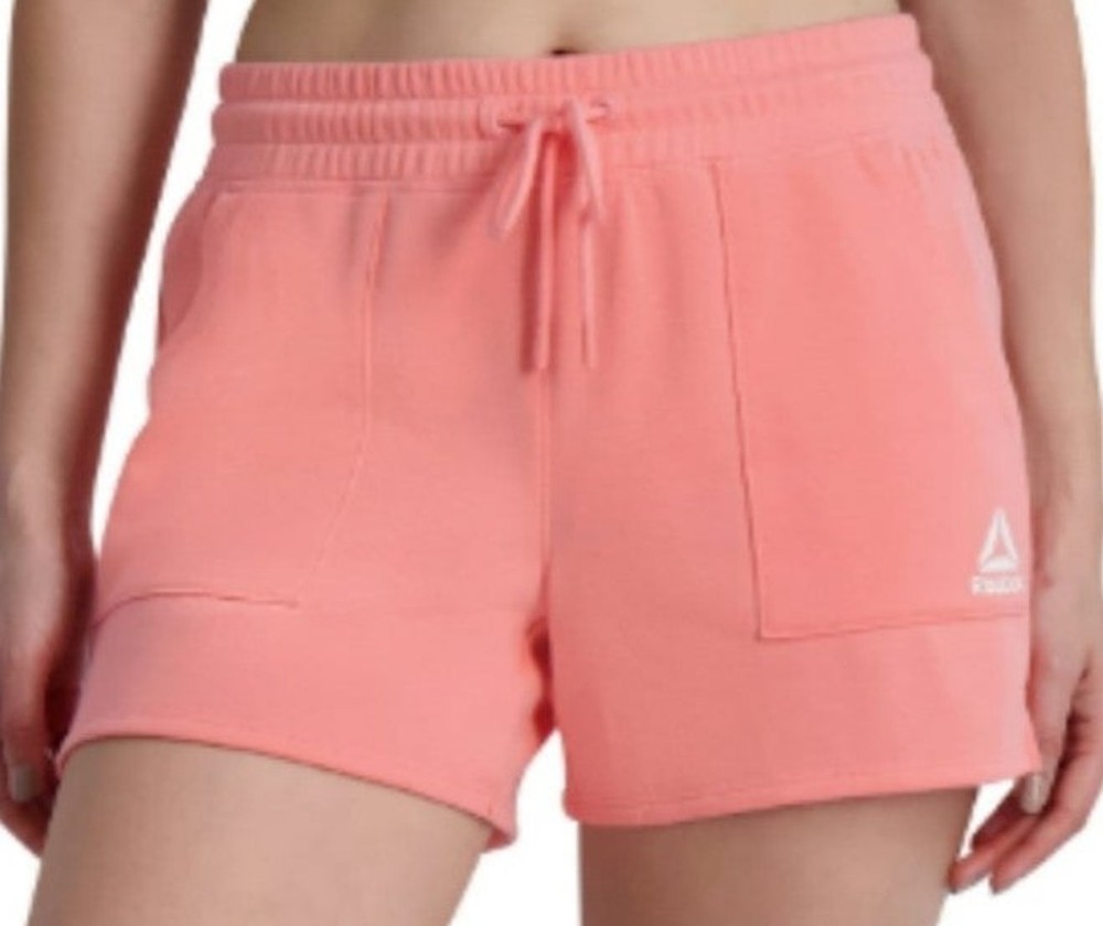 NWT Reebok Women’s Favorite French Terry Shorts – Salmon Rose, Size 3XL / XXXL