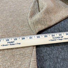 CALIA Sweatshirt Women’s Medium Lunar Jacquard Funnel Neck Beige Textured