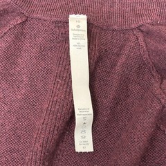 LULULEMON Women Time To Thrive Sweater Jacket Size 10 Merino Wool C011 -2