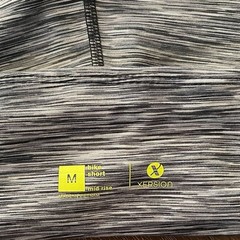Xersion Mid-Rise Bike Shorts in Heathered Gray
