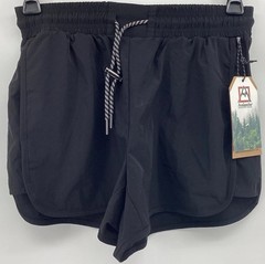 NWT Avalanche Women’s Size Small Black Athletic Shorts CA576R