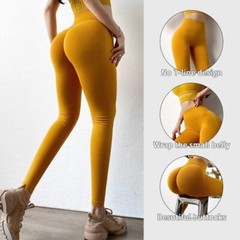 Women Scrunch Butt Lifting Leggings Anti-Cellulite High Waist Push Up Yoga Pants