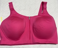 NWT Women’s All In Motion High Support Zip-Front Mesh Crossback Sports Bra, 44DD