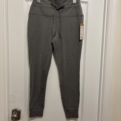 Avalanche Active Women’s Hi-Waisted Leggings /Drawstring Waist Gray Size XL NWT