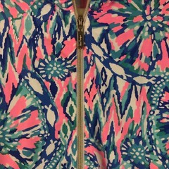 Lilly Pulitzer Women’s Colorful Swing Jacket Sz XS/S Pink Blue White