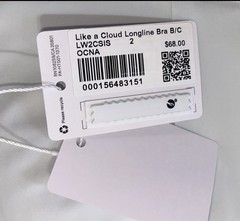 NWT☀️LULULEMON☀️SIZE 2☀️LIKE A CLOUD BRA LONGLINE BRA B/C☀️OCEAN AIR BLUE☀️$68