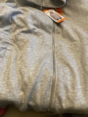 Converse Women’s Full-Zip Jacket XXL Soft Long Beautiful Anywhere Any Time Gray