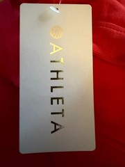 ATHLETA Forever Fleece 1/4 Zip Sweatshirt NWT – SMALL Cardinal #891664