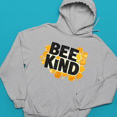 Bee Kind World Bee Day Hoodie Cute Cartoon Bumble Bee Honey Jar Funny Gift