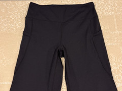 G Gradual Bootcut Yoga Pants 30″ Size L Black 2 Pockets Tummy Control Stretch