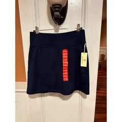 New Tangerine Women’s Navy Heather Athletic Skirt Xs Built In Shorts Athleisure