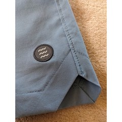 FreeFly Women’s Swell Shorts Quick Dry Elastic Drawstring Waist Blue Slate GrayM