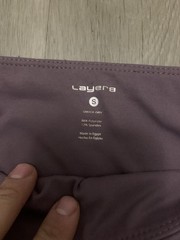 Layer8 Leggings Women’s SMALL Quick Dry Activewear Pull On Violet Athletic Gym