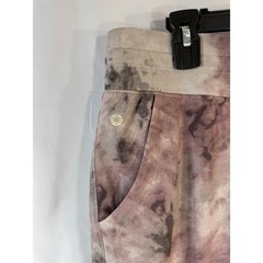 Harmony Balance Women Tie Dye Joggers Mauve Grey Size L NWT Sweatpants