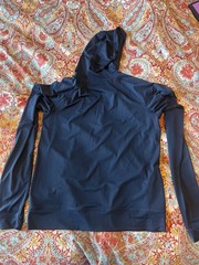 NWT Helly Hansen Women’s Shine Solen 1/2 Zip Sun Hoodie Navy Blue XS/TP UPF 50+