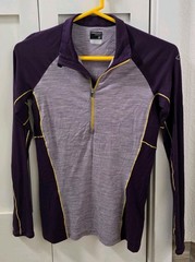 Icebreaker Women’s Merino Wool Long Sleeve Size S GT 1/2 Zip