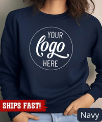 Custom Logo Sweatshirt, Small Business Custom Logo, Real Estate Sweatshirt, Team