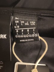Adidas x Ivy Park IN8655 Shiny Tights Women Large Black Sheer Pull On