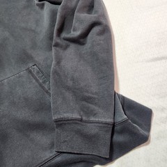 Converse One Star Sweatshirt Womens XL Gray Henley Balloon Sleeve Pullover