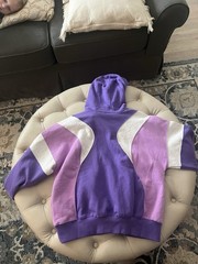 NEW Fabletics Forever Fleece Hoodie Women’s Medium Purple
