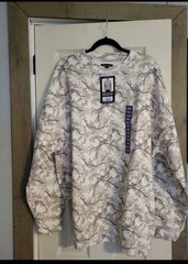 Soft State O Mine Camo Crew Fleece Sweat shirt. Size XXL. Autumn Camo. NWT.