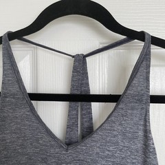 New Balance X J. Crew Moisture Wicking Navy Heather Free Flow Tank Top Sz XS