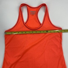 Layer 8 Orange Racerback Tank Top size Medium