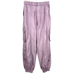 Fabletics Parachute Cargo Pants Plum Cactus Shine NWT XXL 1X Barrel Y2K Women