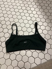 SET Active Sporty Strap Bra Beetle Green Size M Medium Support