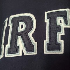 Eagle Crest Air Force Hoodie Sweatshirt Black Luxurious Fabric sz Medium Unisex