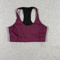 Outdoor Voices Womens Medium Mesh Racerback Sports Bra Plum Purple RN147908
