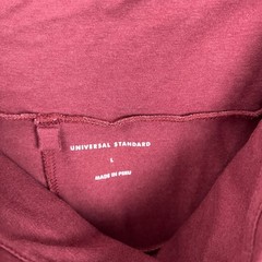 Universal Standard Womens Burgundy Lounge Pocket Leggings Pants Size L Peru