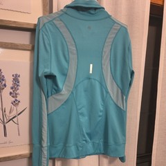 Tangerine Women’s Size Small Full Zip Athletic Jacket Zipper Pockets Thumb holes