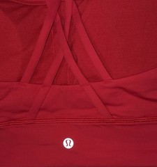 NWT✨LULULEMON✨SIZE 12✨ENERGY LONGLINE BRA B-D✨AUTHENTIC✨OXFORD RED✨#1 SELLER