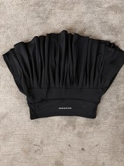 Gold Hinge Women’s Black Pleated Activewear Short Pull-On Skirt Size S